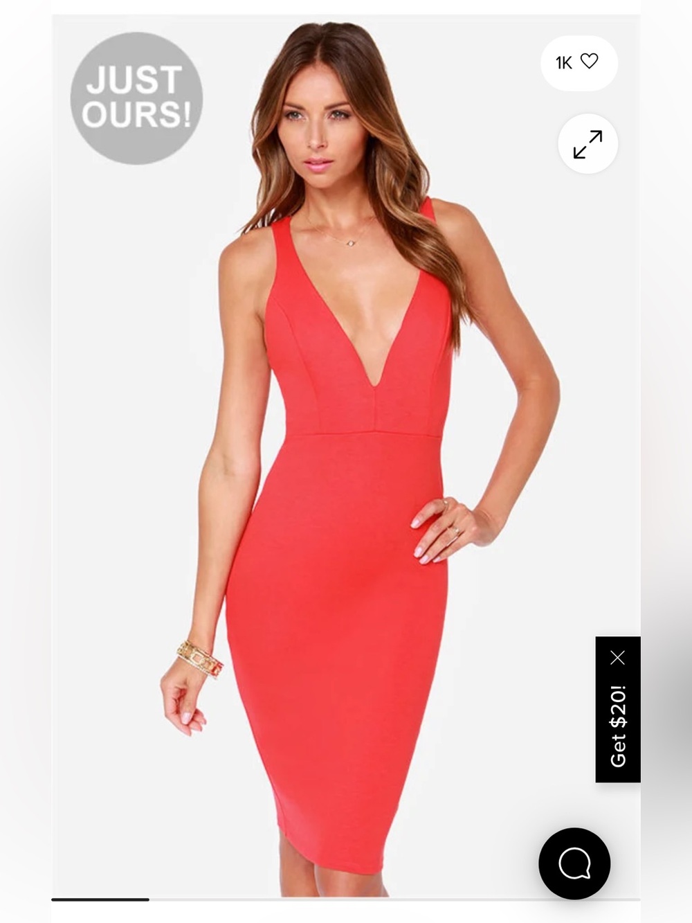 Lulus Exclusive Gracefully Yours Red Dress Size Extra Small
